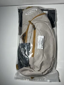G4Free Sling Bags Herren Schulter Rucksack klein Umhängetasche NEU! Hellbraune Brust mit Reißverschluss - Bild 1 von 7