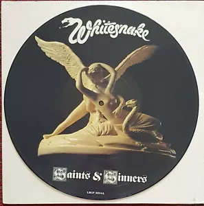 WHITESNAKE SIANTS & SINNERS LIMITED EDITION UK 1982 PICTURE DISC VINYL LP, MINT - Picture 1 of 2