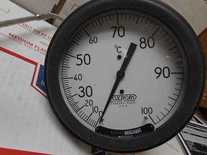 2468642-1 FOXBORO TERMOMETRO 0-100 GRADI CENTIGRADI NUOVO VECCHIO MAGAZZINO - Foto 1 di 4