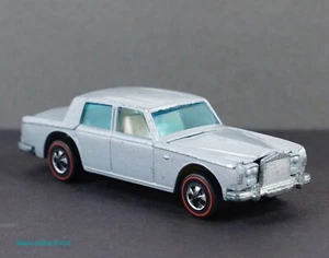 1969 Hot Wheels HK Redline ROLLS ROYCE White Interior / PAINT Error -over Aqua - Picture 1 of 13