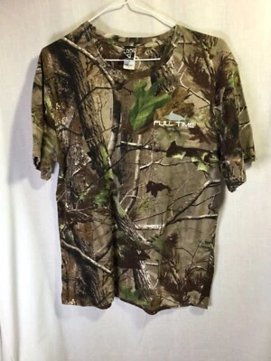 Code V Camo Large (Fish/Boat) Medium Cotton T Shirt T19 - Image 1 of 4