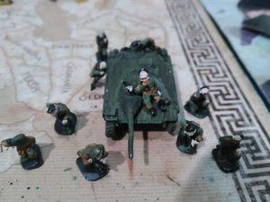 15 mm flames of war metal italian X mas and german tiger - Imagen 1 de 1