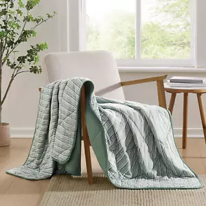 Cooling Throw Blanket, Year Round Comfort, Diamond Quilted, Reversible 60" x 70” - Picture 1 of 16