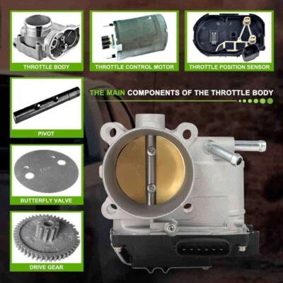 Cuerpo del acelerador para Mitsubishi Galant Eclipse 2004 2005 2006-2010 2011 2012 2,4 L Foto 1 de 4