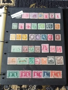 Briefmarkensammlung Neuseeland - Britische Kolonien - gemischte Zustände 21 Scans A55 - Bild 1 von 21