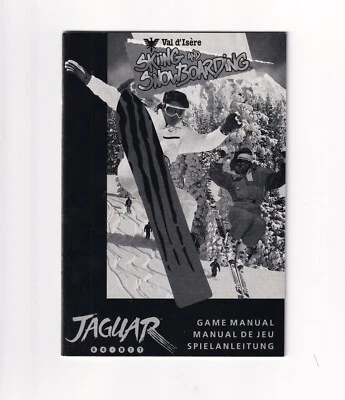 Val D'Isere Skiing And Snowboarding - Atari Jaguar Manual Instruction Booklet - Image 1 of 2
