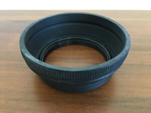 Vintage 72mm Collapsible Rubber Lens Hood.  Made in Japan