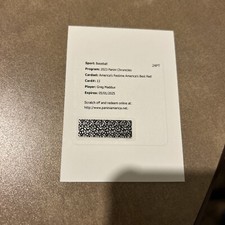 2023 Panini Chronicles #13 Greg Maddux America's Pastime Best RED Auto /10