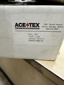 Ace Tex Enterprises paños tipo grado 2100 artículo pesado número 90655–2 C - Imagen 1 de 2