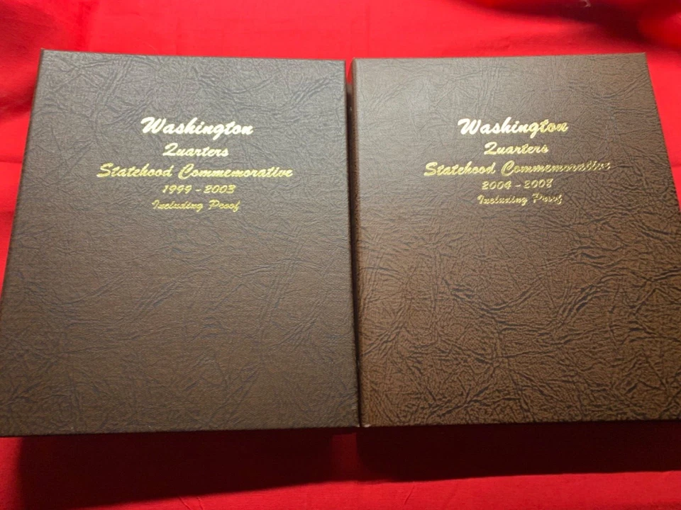 WASHINGTON QUARTERS STATEHOOD COMMEMORATIVE INCLUDING SILVER PROOF FREE SHIPPING - Image 1 of 4