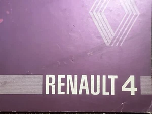 RENAULT 4 Manual De Uso Y Mantenimiento En Idioma ALEMÁN ORIGINAL Vintage - Imagen 1 de 16