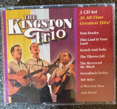 The Kingston Trio: All Time Greatest Folk CD, 3 Disc Set  (Autographed) - Image 1 of 4