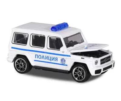 Mercedes-AMG G63 Bulgarian Police W463 Majorette S.O.S. Cars 2020 250B 1:64 Car - Image 1 of 2