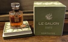 Rare extrait de parfum Sortilège de Le Galion 10ml. Boîte cube. Bouchon émeri