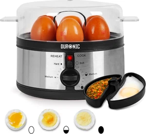 Duronic Electric Egg Boiler EB35 BK, Steamer for Eggs, Egg Cooking Machine, Auto - Picture 1 of 12
