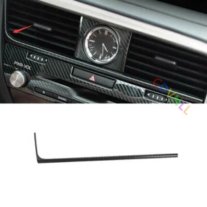 For Lexus RX350 450h 2016-2022 Middle Console Air Outlet Vent Steel Carbon Fiber - Picture 1 of 8