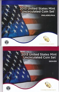 2013 P & D US Mint Set Uncirculated 28 Coins OGP Original Mint Packaging - Picture 1 of 2