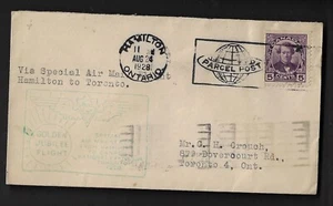 FFC HAMILTON TO TORONTO, CANADIAN NATIONAL EXHIBITION, 1928 (AAMC2837f) (K3036) - Picture 1 of 1