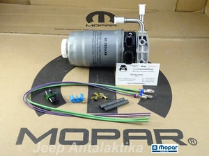 Fuel/Water Separator + Wiring kit Jeep Wrangler JK 07-18 New OEM Mopar - Picture 1 of 5