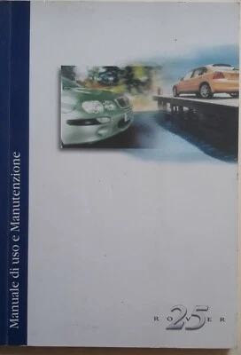 ROVER 25 MANUALE DI USO E MANUTENZIONE - Rover Group Limited 2000 - Immagine 1 di 4