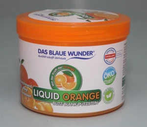 Das Blaue Wunder Liquid Orange PUTZSTEIN Blitz Blank 500 g Reinigungsstein NEU - Bild 1 von 2
