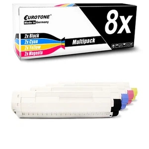 8x toner Eurotone do OKI CX-2633 MC-860-DN MC-860-CDTN MC-860-CDXN - Zdjęcie 1 z 4