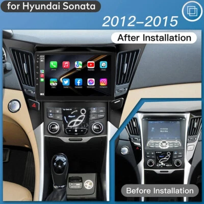 For Hyundai Sonata 2011-2015 Car Stereo Radio 2+32G Android 13 Carplay GPS Navi - Image 1 of 4