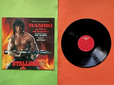 RAMBO II Der Auftrag LP Film Soundtrack VINYL Stallone 1985 OVP Box 80 Set 3 2 1 - Bild 1 von 4