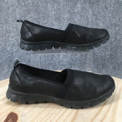 Skechers Shoes Womens 11 EZ Flex 3.0 Songful Slip Ons Sneakers Black Fabric - Image 1 of 4
