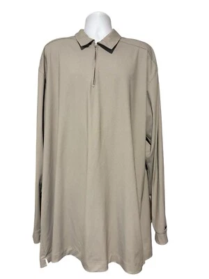 Polo Tiger Woods Hombre Manga Larga Gris Talla 3XL Alto Foto 1 de 4