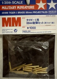 Tamiya 1/35 scale kit 35189, Tiger I 88mm Projectiles - Picture 1 of 4