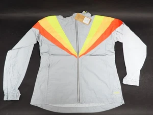 ¡Nuevo! Chaqueta GOFLUO Florence Gris Medio Reflectante Chaqueta Viento con Capucha Unisex - Imagen 1 de 7