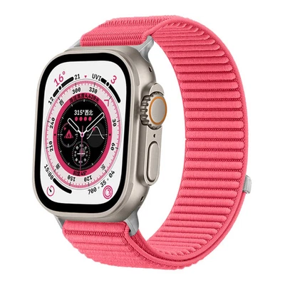Cómoda correa de nailon para pulsera de Apple Watch 38 40 41 42 44 45 46 49 mm Foto 1 de 4