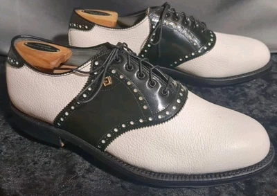 Vintage NOS Footjoy Classics 51839 Saddle Oxford Golf Shoes Size 9 E - Image 1 of 4
