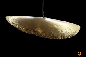 Gervasoni Brass 95 Pendelleuchte Hängeleuchte Leuchte H 15cm Ø 80cm SIEHE FOTO - Bild 1 von 2