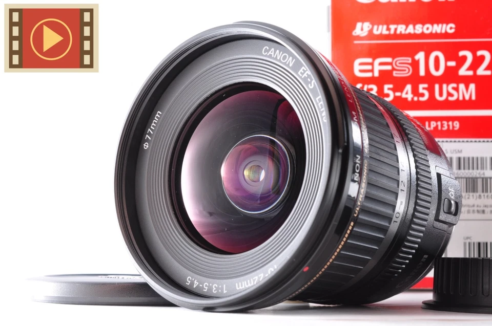 🎦 Lente zoom gran angular Canon EF-S 10-22 mm F/3,5-4,5 USM de Japón #81602537 - Imagen 1 de 4