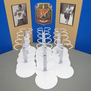 Soportes metálicos vintage años 80 LJN WWF superestrellas de lucha libre 8" figuras - Lote de 16 - Imagen 1 de 5