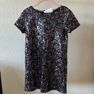 Gap Multicolor Sequin Sheath Dress Size Extra Small XS 4-5 Party Girls Sparkle - Picture 1 of 5