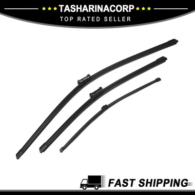 Pieza de 3 27" 20" 15" Kit de limpiaparabrisas automático apto para Audi Q7 2017-2022 Foto 1 de 4