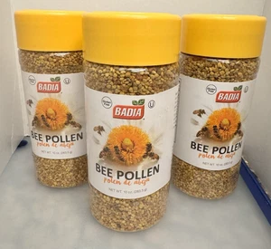 BADIA POLLINE D'API 3 X 10 OZ GRANULI KOSHER GF POLEN DE ABEJO SIGILLATO 30 OZ TOTALE! - Foto 1 di 9