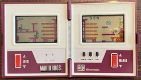 1983 NINTENDO Game & Watch MARIO BROS. MW-56 (Horizontal Multi Screen) TESTED!!!