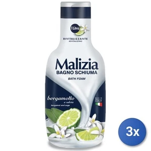 3x Malizia Bad 1000 Ml. Bergamotte / Salbei Made IN Italy - Bild 1 von 3