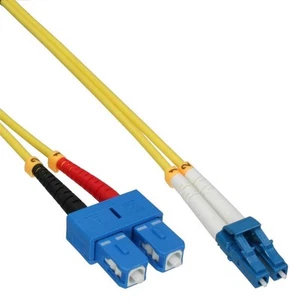 10x InLine LWL Duplex Kabel, LC/SC, 9/125µm, OS2, 10m - Bild 1 von 1