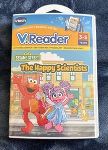 Animated E-book Reader by VTech The Happy Scientists V.Reader Sesame Street Elmo - Picture 1 of 5