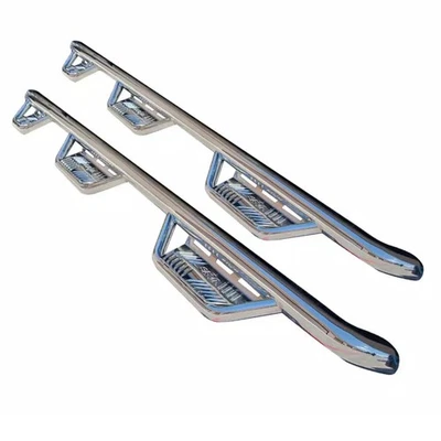 N-FAB Chrome Bed Access Podium Steps for Ford F-250 F-350 Super Duty w/ 81" Beds Foto 1 de 4