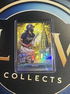 2025 Topps Series 2 Fanatics Exclusive JAMES WOOD Swinging For The Stars RC - Picture 1 of 2