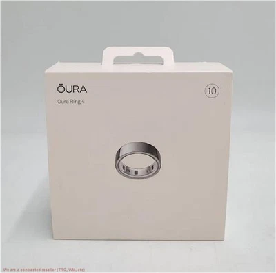 Oura Ring 4 Silver - Size 10 BRAND NEW, OPEN BOX - Image 1 of 3