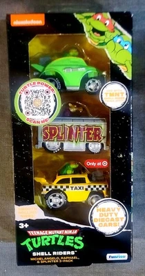 Coches diecast Teenage Mutant Ninja Turtles Miguel Ángel, Rafael y Splinter NUEVO Foto 1 de 3