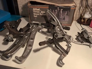 Allied 3 Jaw Gear Puller Set 67-GP4 S45C Szs 3,4,6&8" - Bild 1 von 11