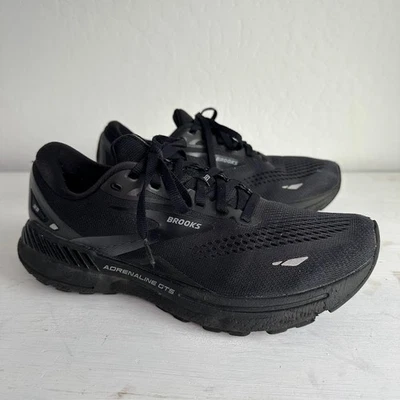 Туфли мужские Brooks Adrenaline GTS черные 9,5 беговые средние (B) для пеших прогулок - Изображение 1 из 4